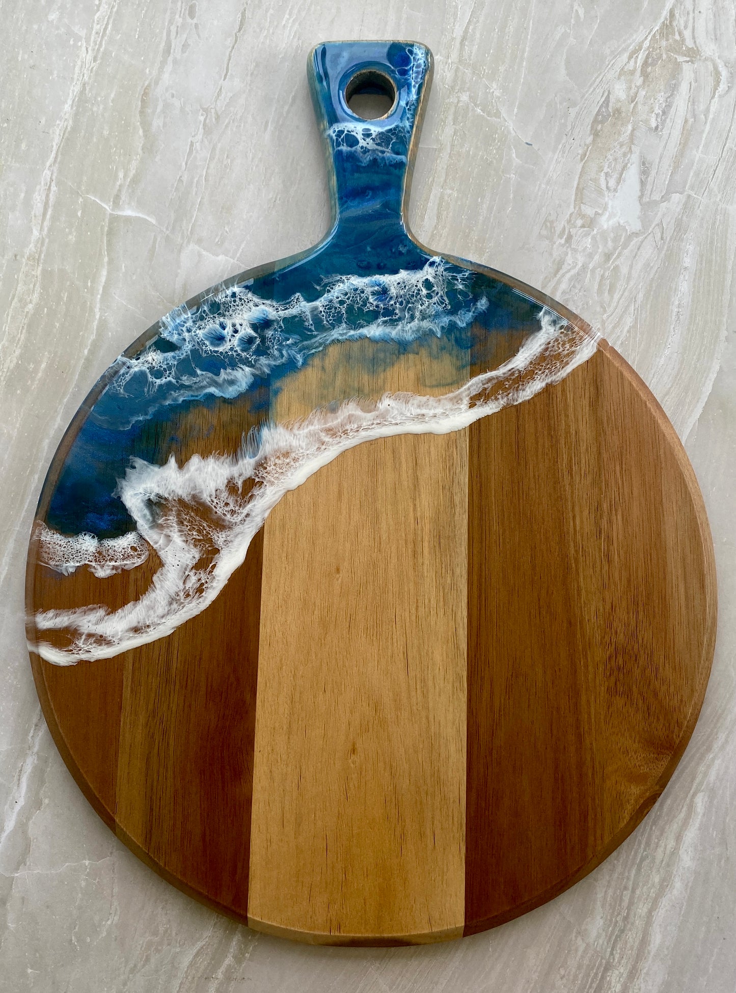 Ocean Themed Round Charcuterie Board