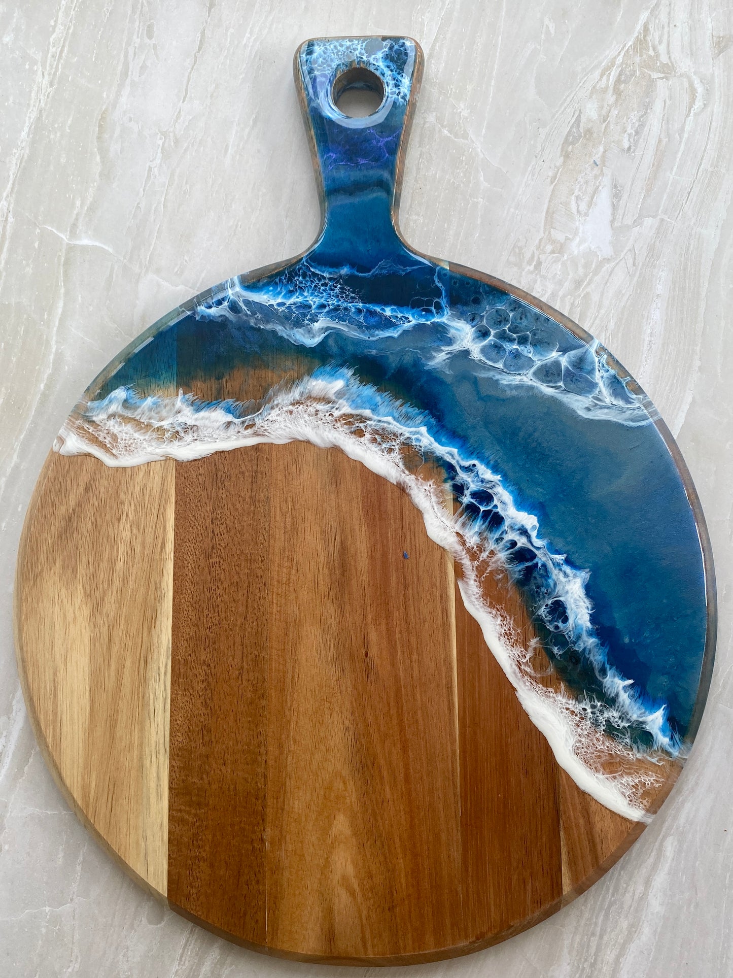 Ocean Themed Round Charcuterie Board