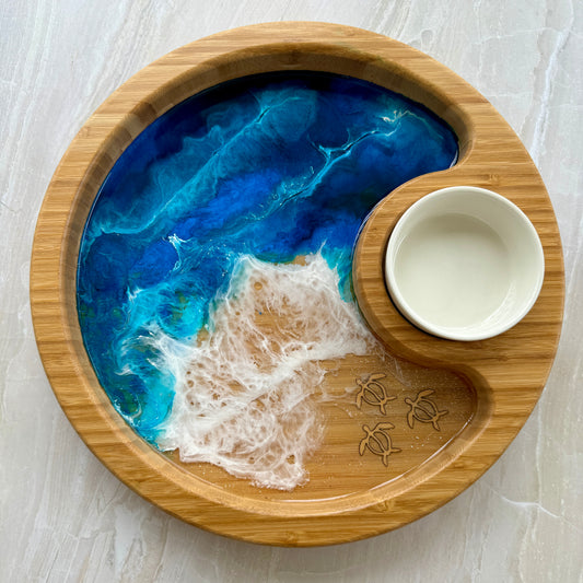 Chip & Dip Ocean Themed Tray