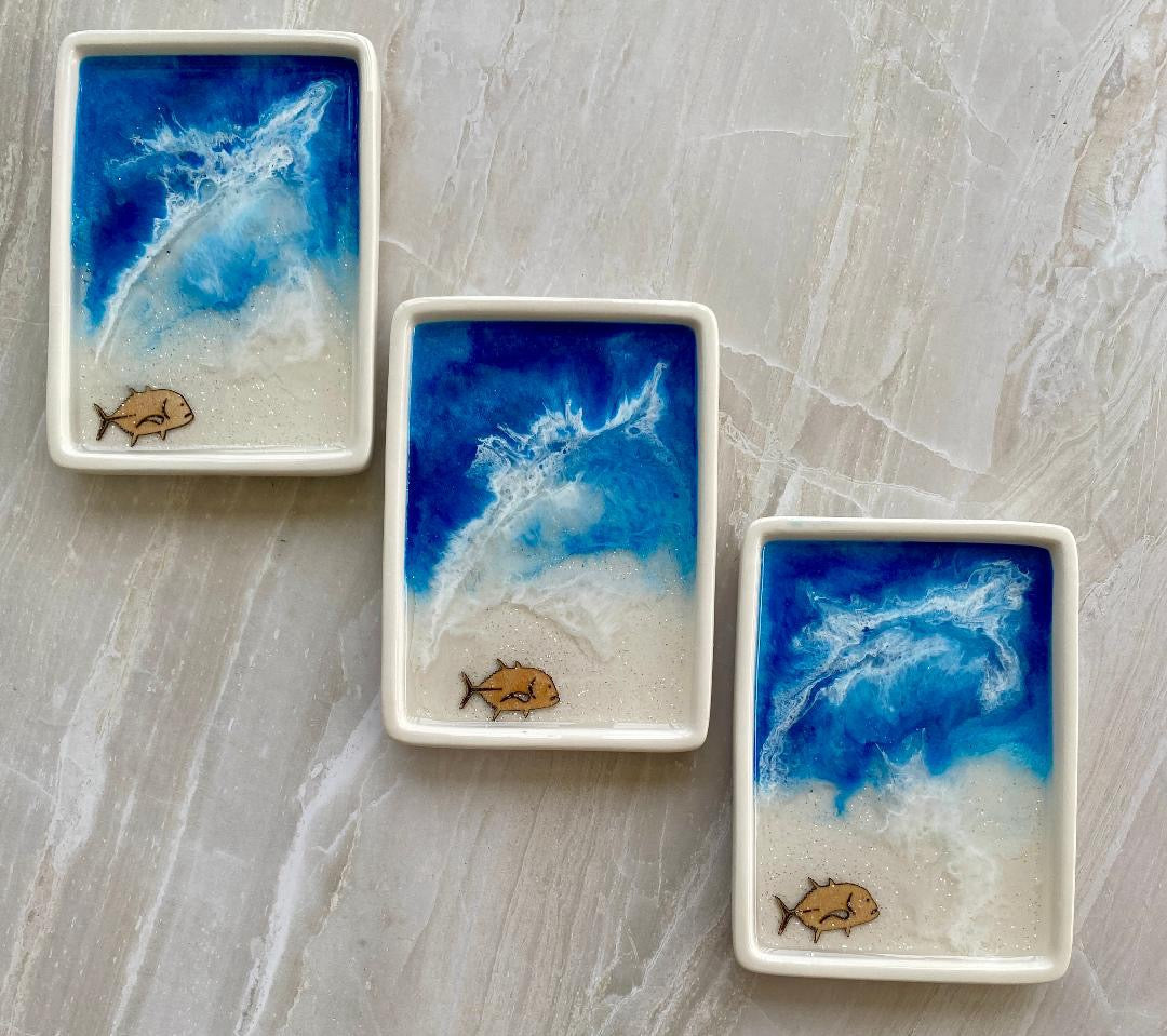 Ulua (trevally) Ocean Themed Soap Dish