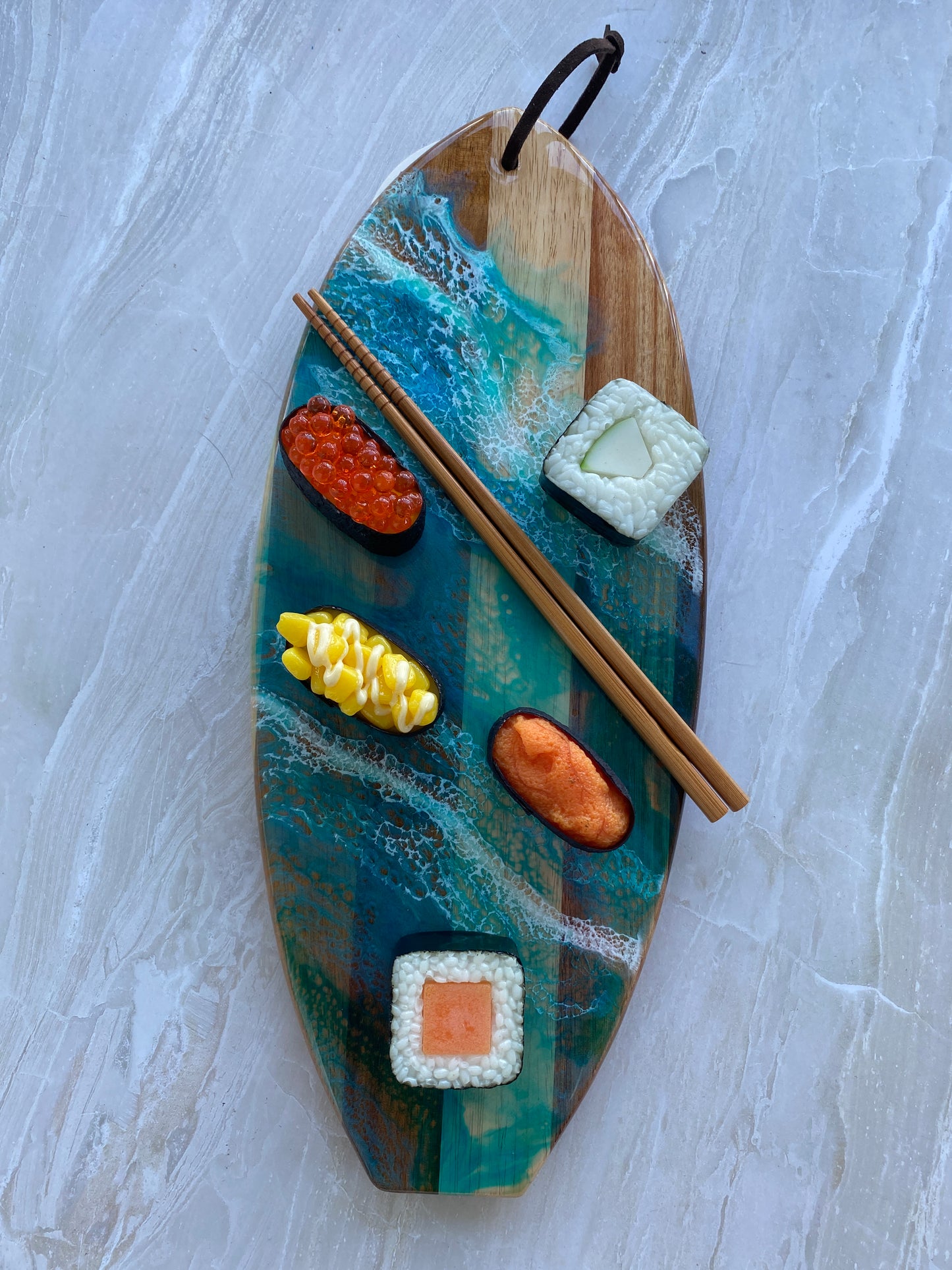 Shiplap Mini Surfboard Sashimi Tray